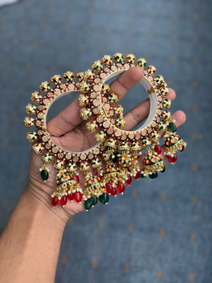 Rajwadi Maharani Jhumki Kangan (Openable)