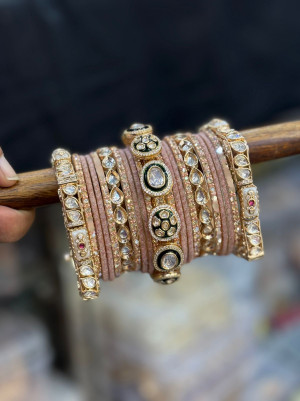 Imperial Blush Royale Moissanite Bangles
