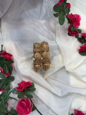 Heritage Gold Swarosvki Bangles
