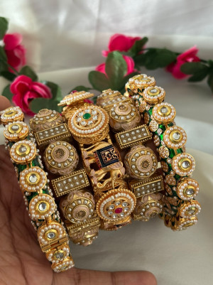 Rajwada 3D Elephant Stack (Single Hand)